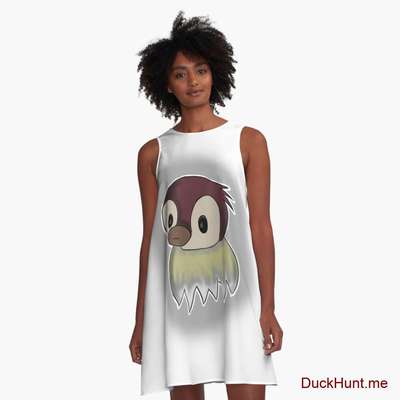 Ghost Duck (foggy) A-Line Dress image