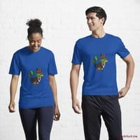 Golden Duck Royal Blue Active T-Shirt (Front printed)