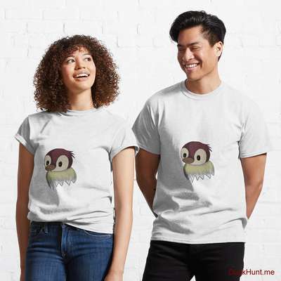 Ghost Duck (fogless) White Classic T-Shirt (Front printed) image