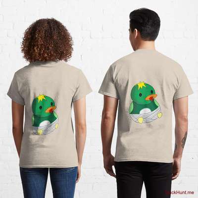 Baby duck Creme Classic T-Shirt (Back printed) image