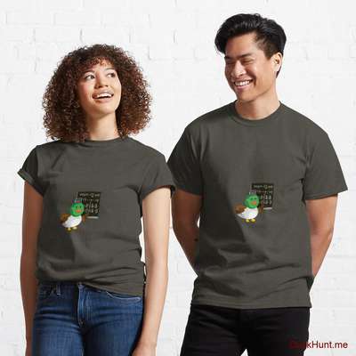 Prof Duck Army Classic T-Shirt (Front printed) image