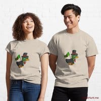 Golden Duck Creme Classic T-Shirt (Front printed)