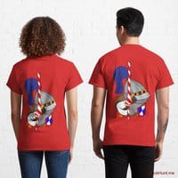 Armored Duck Red Classic T-Shirt (Back printed)