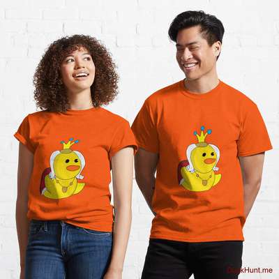Royal Duck Orange Classic T-Shirt (Front printed) image