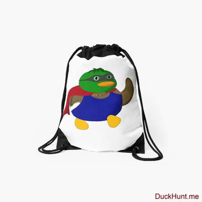 Alive Boss Duck Drawstring Bag image