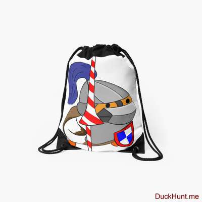 Armored Duck Drawstring Bag image