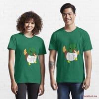 Super duck Green Essential T-Shirt (Front printed)