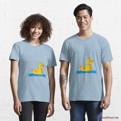 Plastic Duck Light Blue Essential T-Shirt (Front printed) image