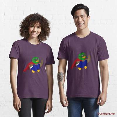 Alive Boss Duck Eggplant Essential T-Shirt (Front printed) image