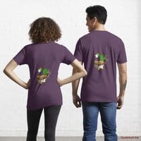 Kamikaze Duck Eggplant Essential T-Shirt (Back printed)