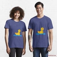 Plastic Duck Blue Essential T-Shirt (Front printed)