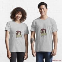 Ghost Duck (fogless) Heather Grey Essential T-Shirt (Front printed)