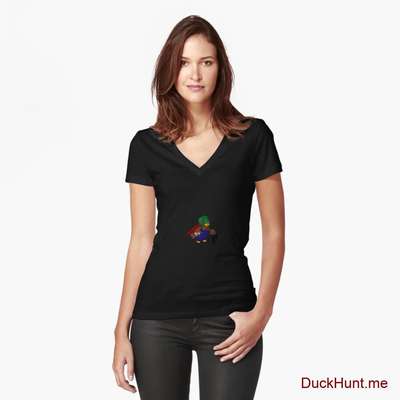 Dead DuckHunt Boss (smokeless) Fitted V-Neck T-Shirt image