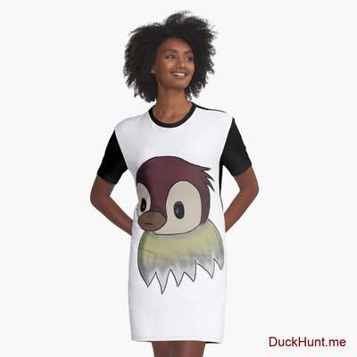 Ghost Duck (fogless) Graphic T-Shirt Dress image