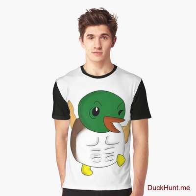 Super duck Black Graphic T-Shirt image