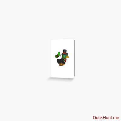 Golden Duck Greeting Card image