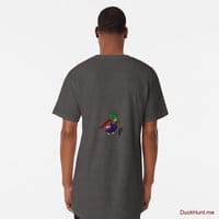 Dead DuckHunt Boss (smokeless) Charcoal Heather Long T-Shirt (Back printed)