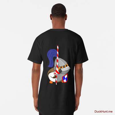 Armored Duck Black Long T-Shirt (Back printed) image
