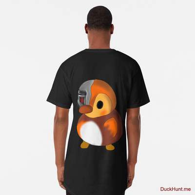 Mechanical Duck Black Long T-Shirt (Back printed) image