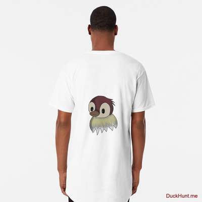 Ghost Duck (fogless) White Long T-Shirt (Back printed) image