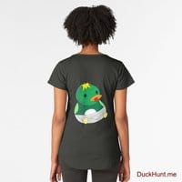 Baby duck Coal Premium Scoop T-Shirt (Back printed)