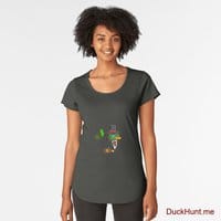 Golden Duck Coal Premium Scoop T-Shirt (Front printed)