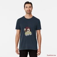 Ghost Duck (fogless) Navy Premium T-Shirt (Front printed)
