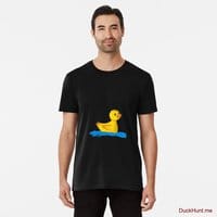 Plastic Duck Black Premium T-Shirt (Front printed)
