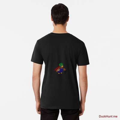 Dead DuckHunt Boss (smokeless) Black Premium T-Shirt (Back printed) image