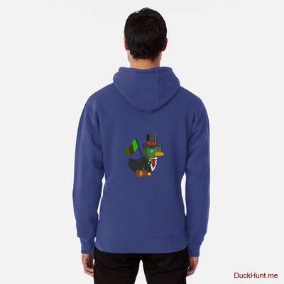 Golden Duck Blue Pullover Hoodie (Back printed) image