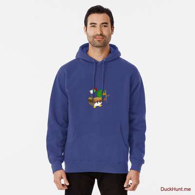 Kamikaze Duck Blue Pullover Hoodie (Front printed) image