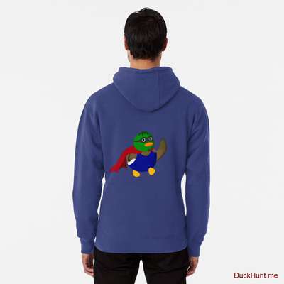 Alive Boss Duck Blue Pullover Hoodie (Back printed) image