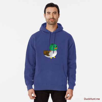 Normal Duck Blue Pullover Hoodie (Front printed) image