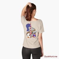 Armored Duck Creme Relaxed Fit T-Shirt (Back printed)
