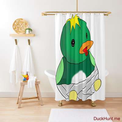Baby duck Shower Curtain image