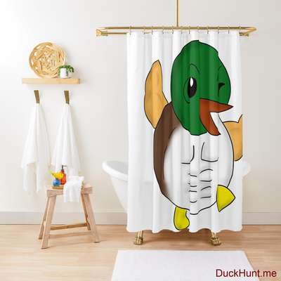 Super duck Shower Curtain image