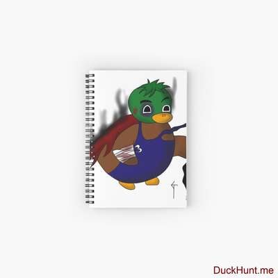 Dead Boss Duck (smoky) Spiral Notebook image