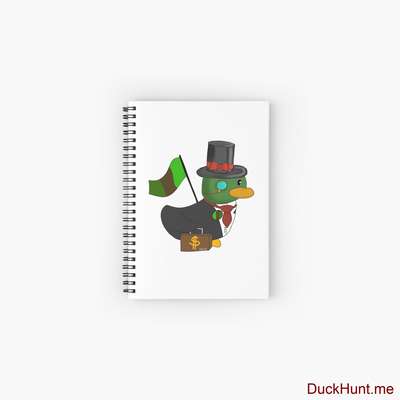 Golden Duck Spiral Notebook image