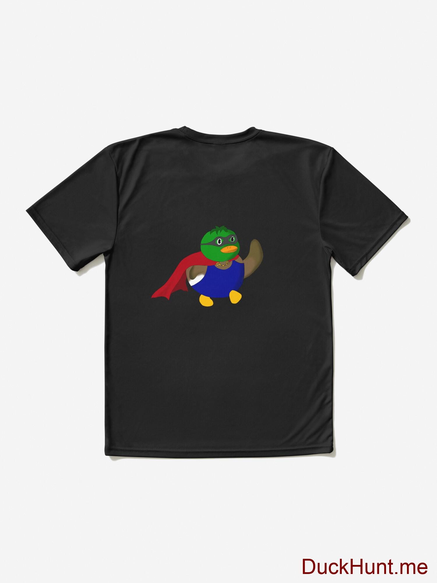 Alive Boss Duck Black Active T-Shirt (Back printed) alternative image 1
