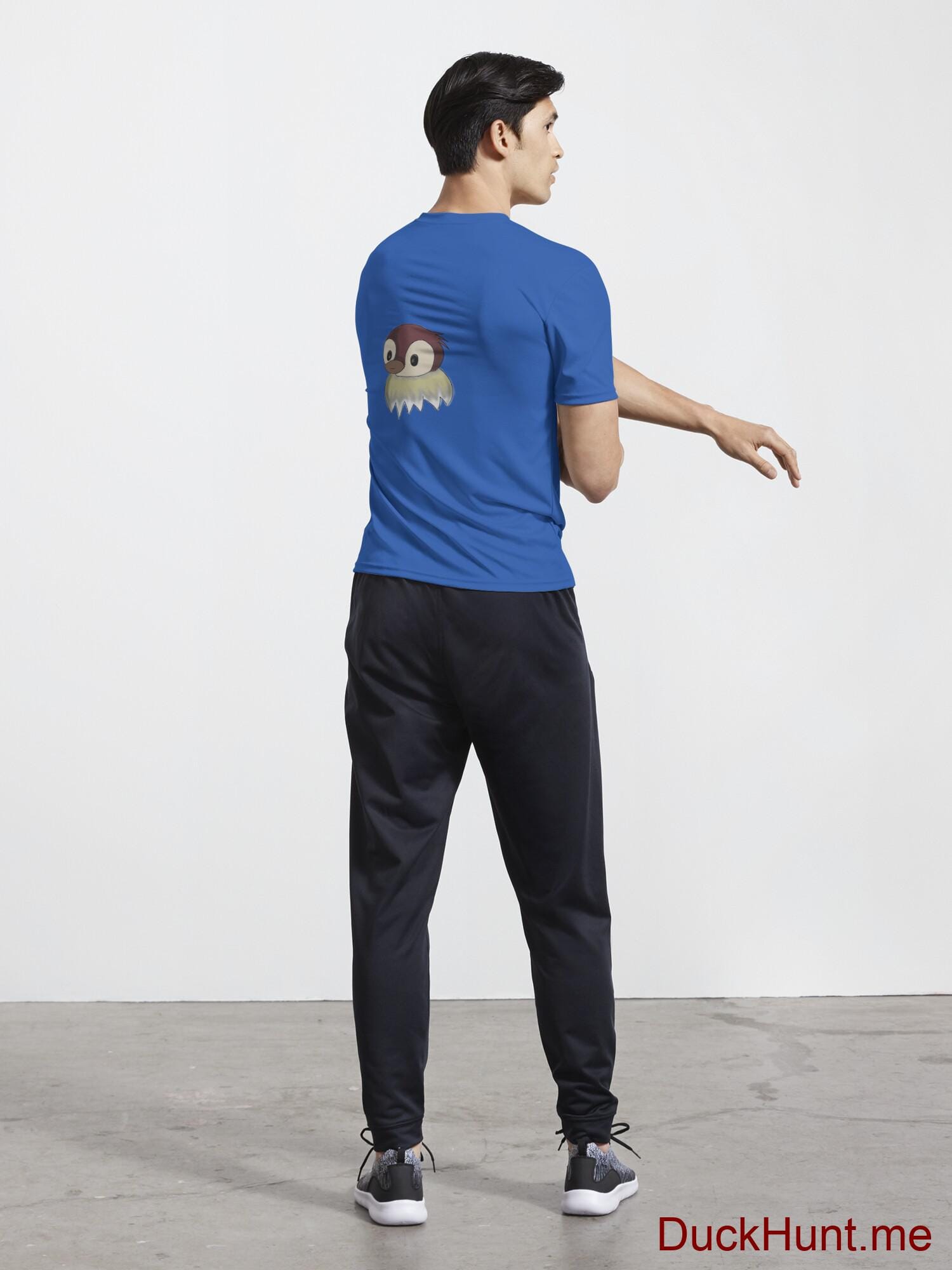 Ghost Duck (fogless) Royal Blue Active T-Shirt (Back printed) alternative image 4