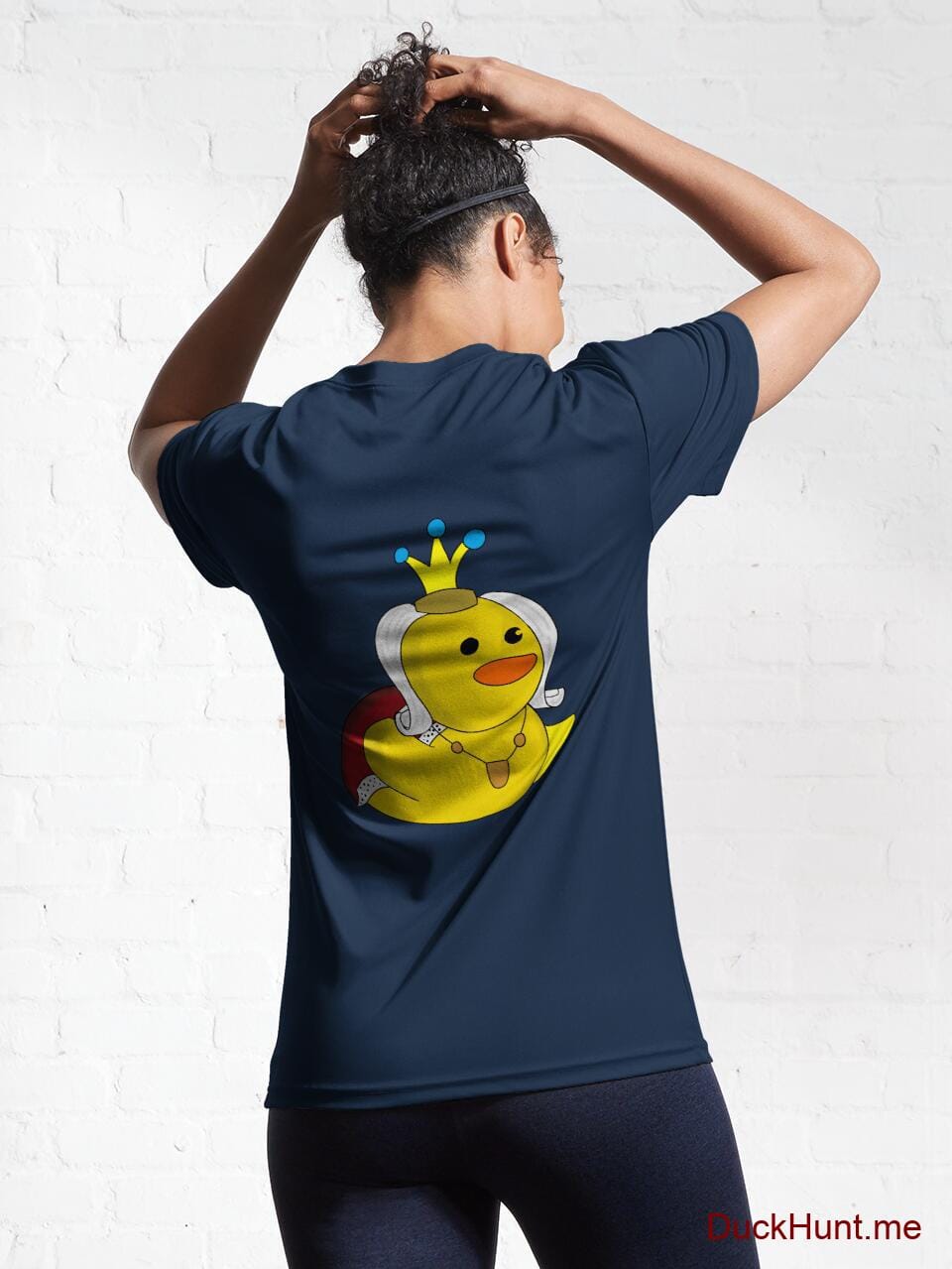 Royal Duck Navy Active T-Shirt (Back printed) alternative image 5