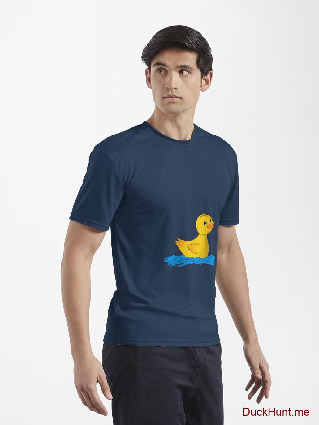 Plastic Duck Navy Active T-Shirt (Front printed) alternative image 6
