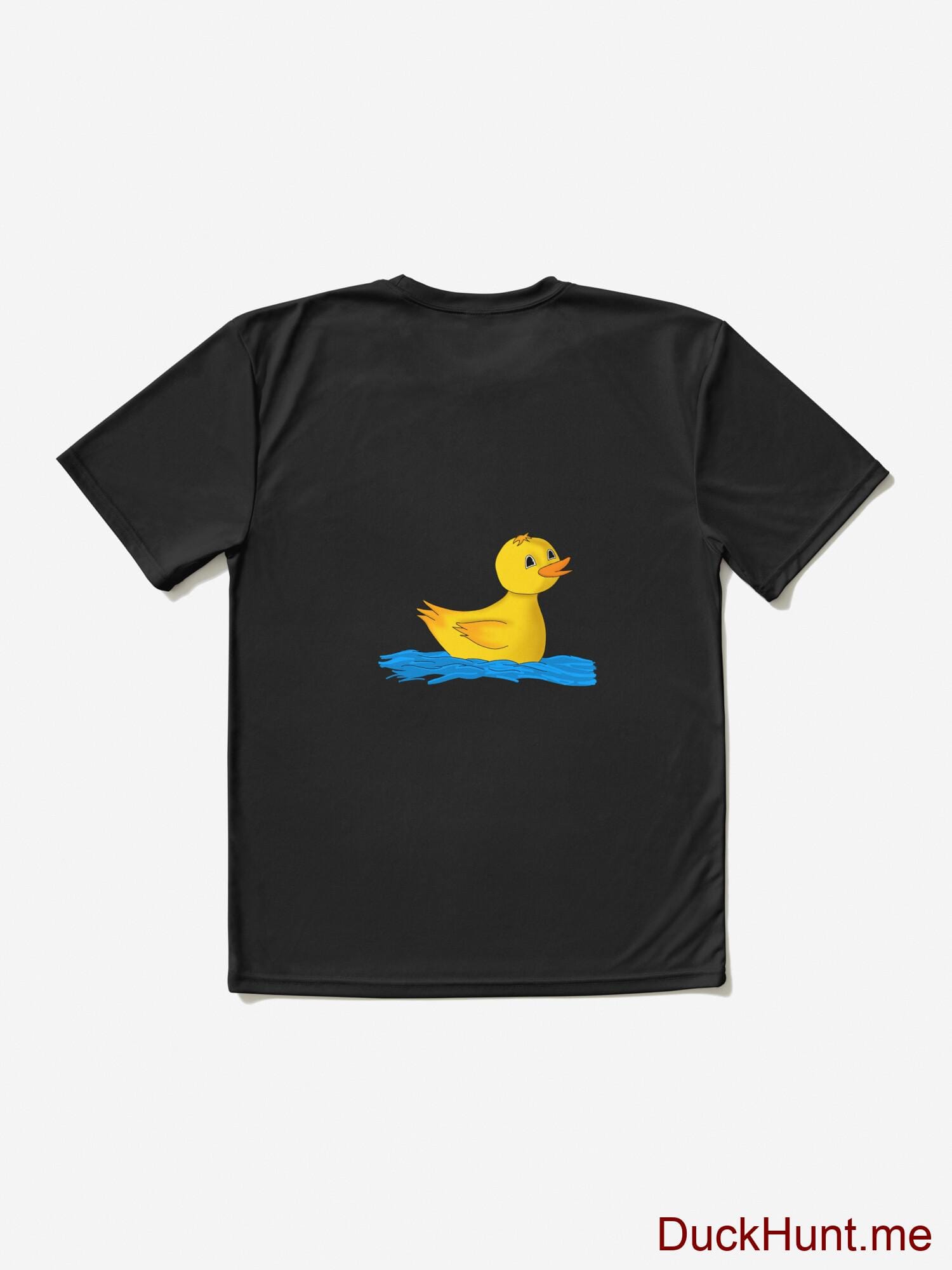 Plastic Duck Black Active T-Shirt (Back printed) alternative image 1