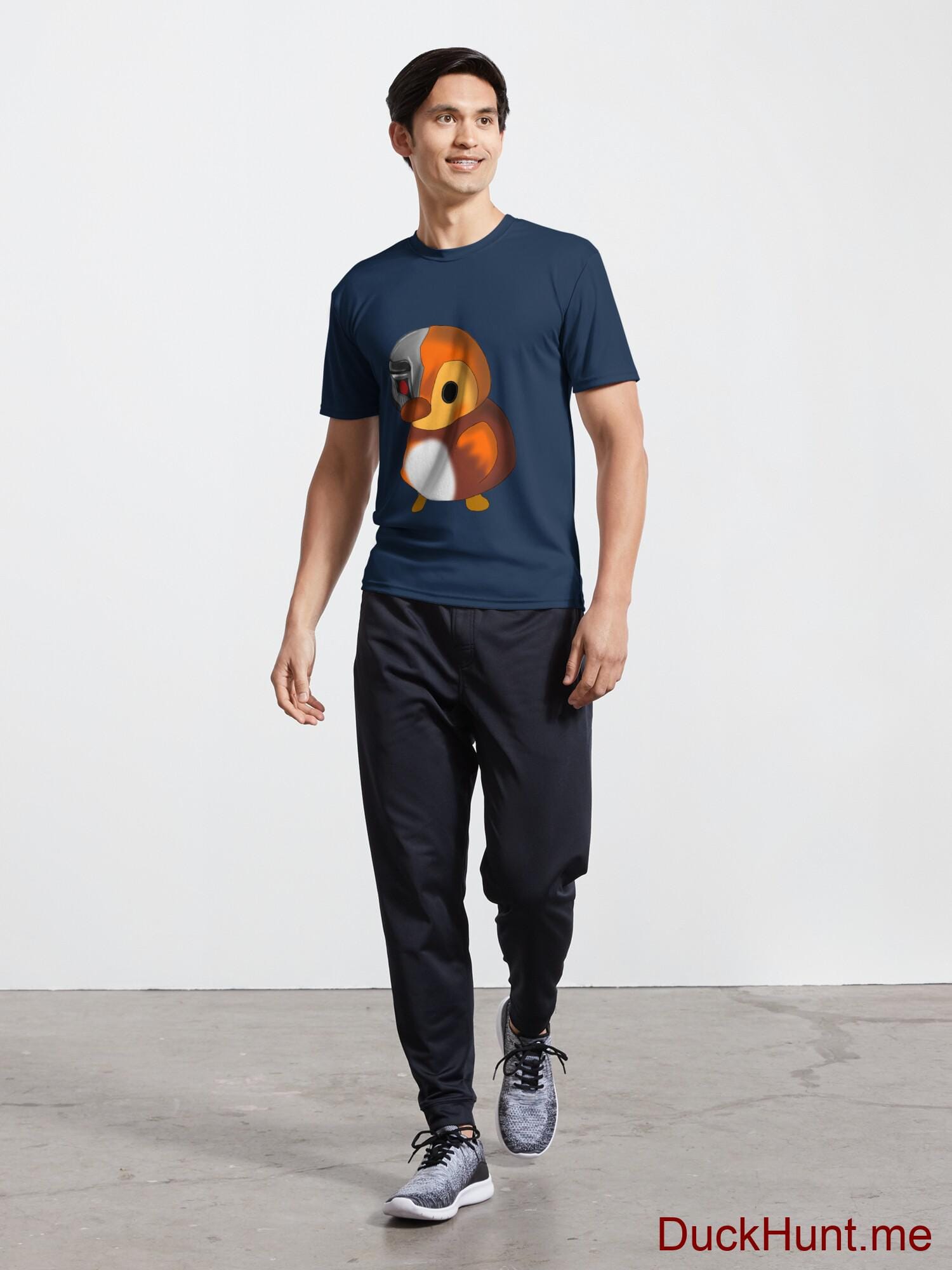 Mechanical Duck Navy Active T-Shirt (Front printed) alternative image 4