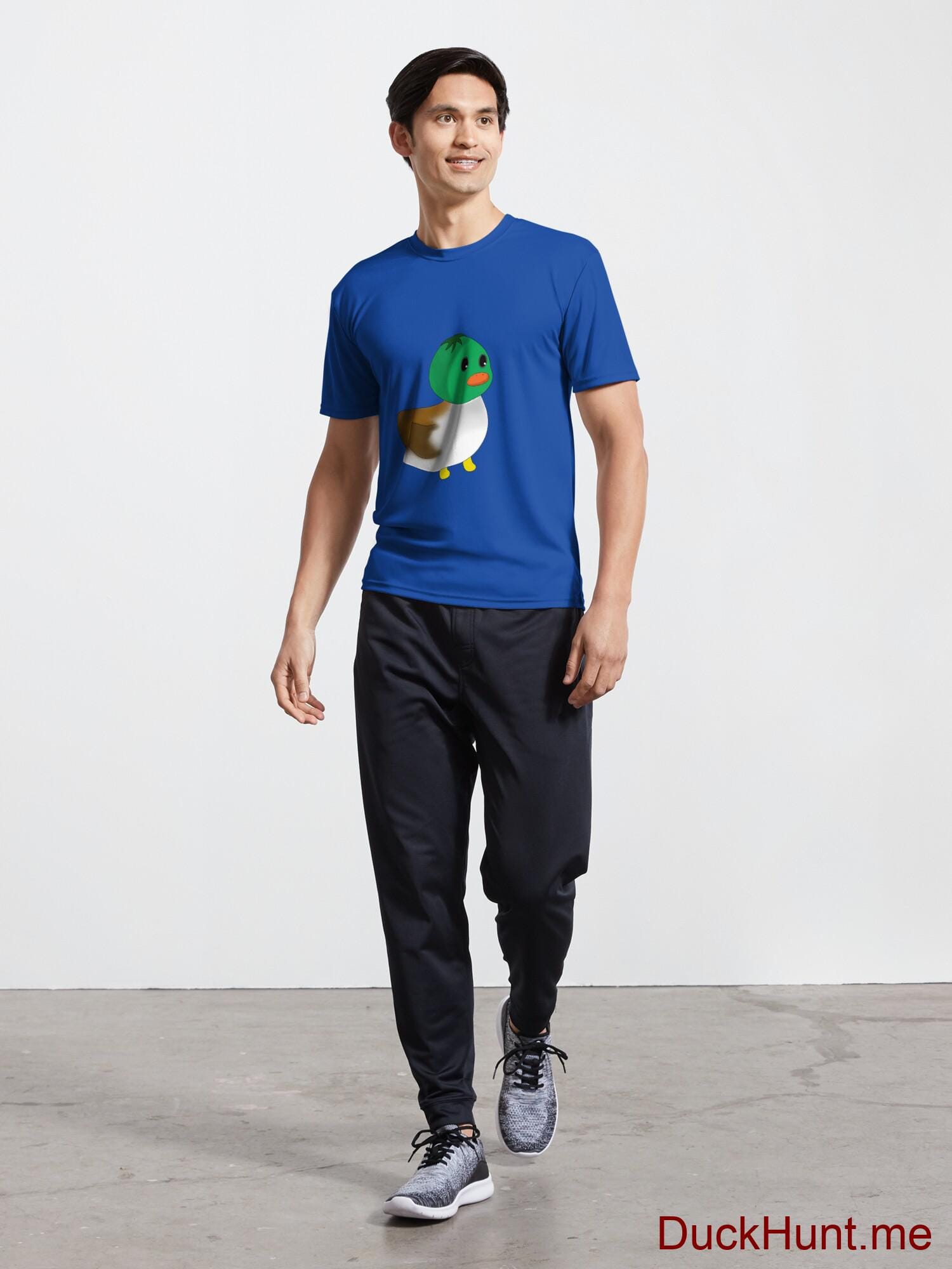 Normal Duck Royal Blue Active T-Shirt (Front printed) alternative image 4