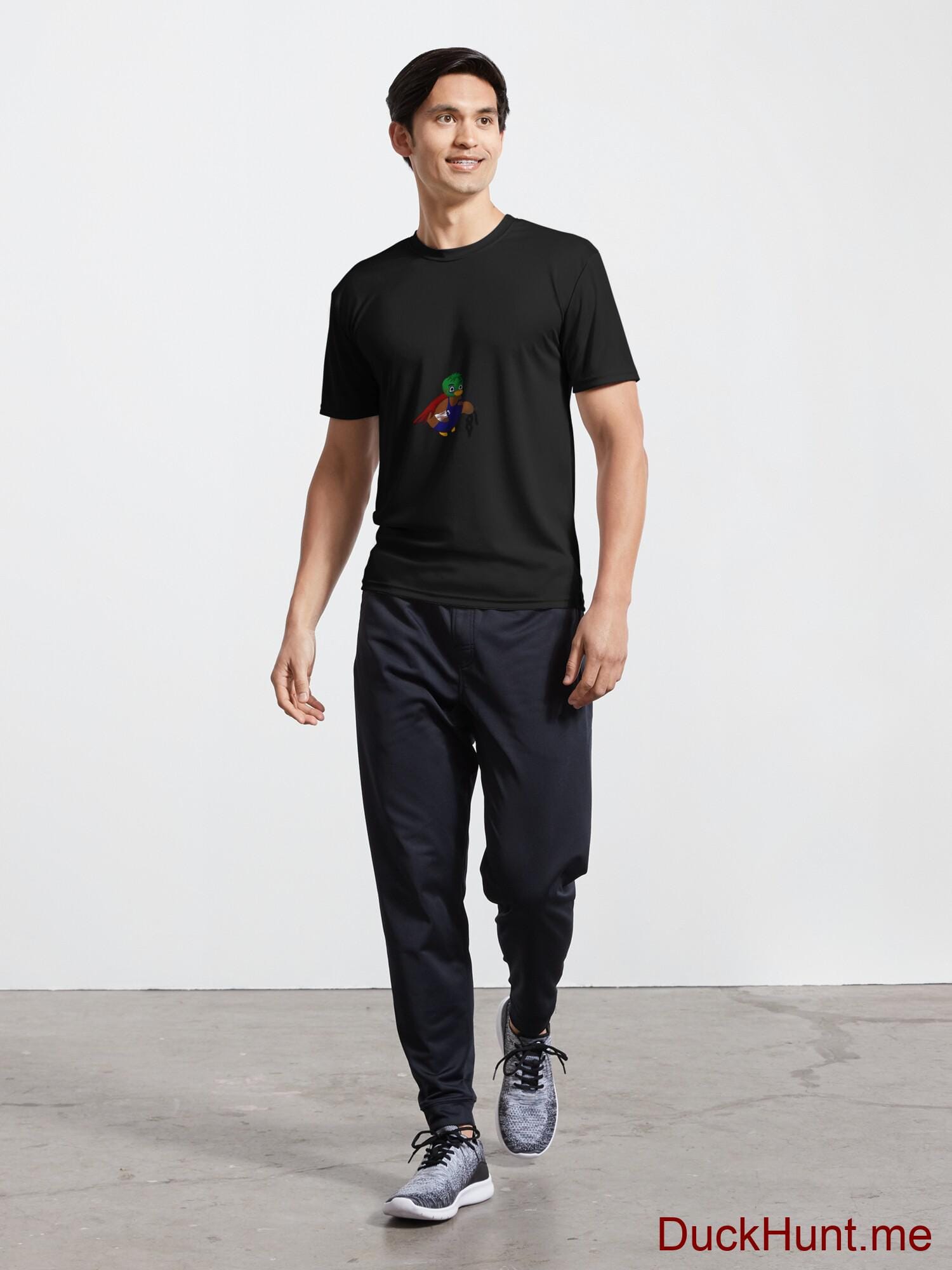 Dead DuckHunt Boss (smokeless) Black Active T-Shirt (Front printed) alternative image 4