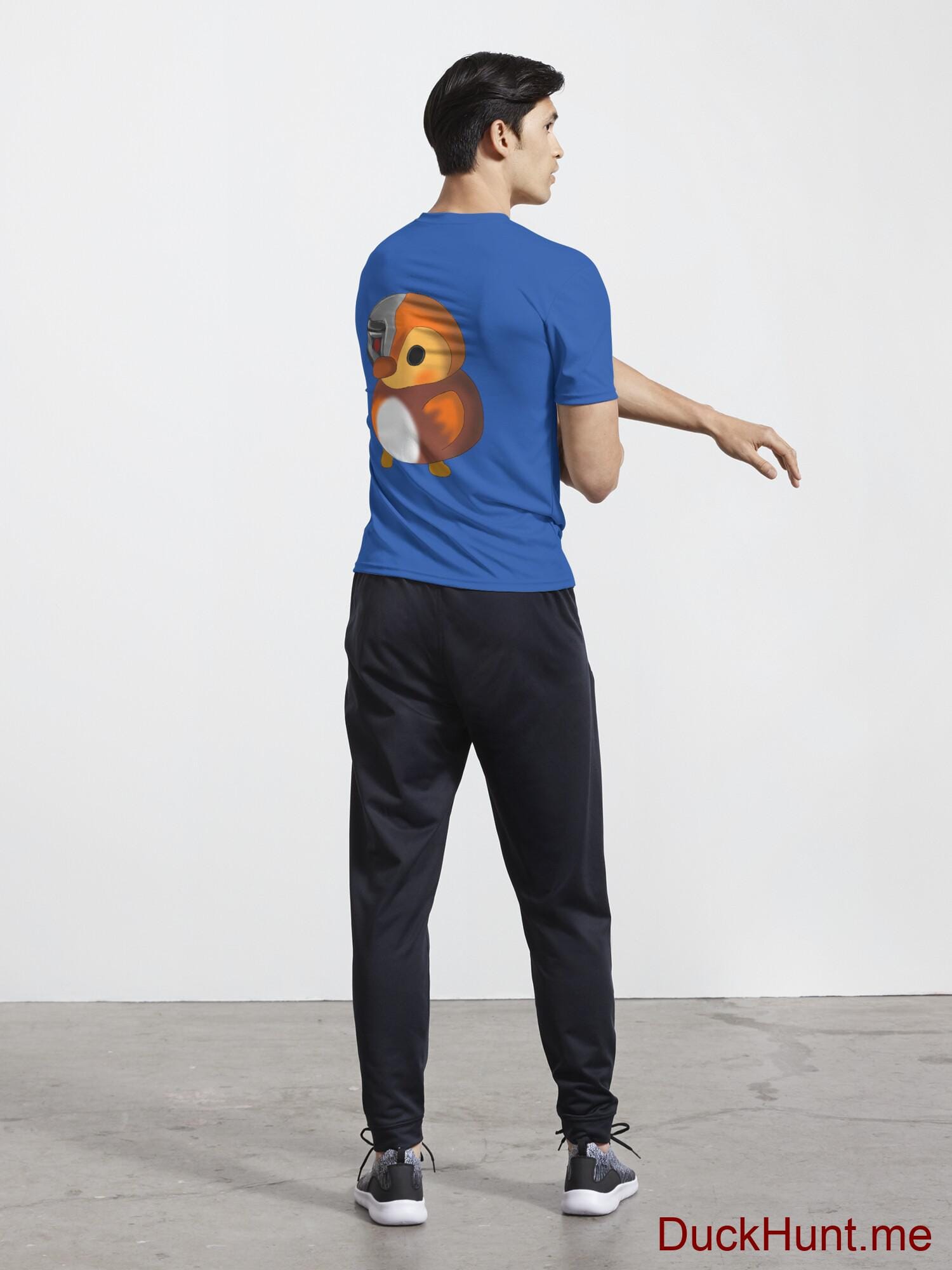 Mechanical Duck Royal Blue Active T-Shirt (Back printed) alternative image 4