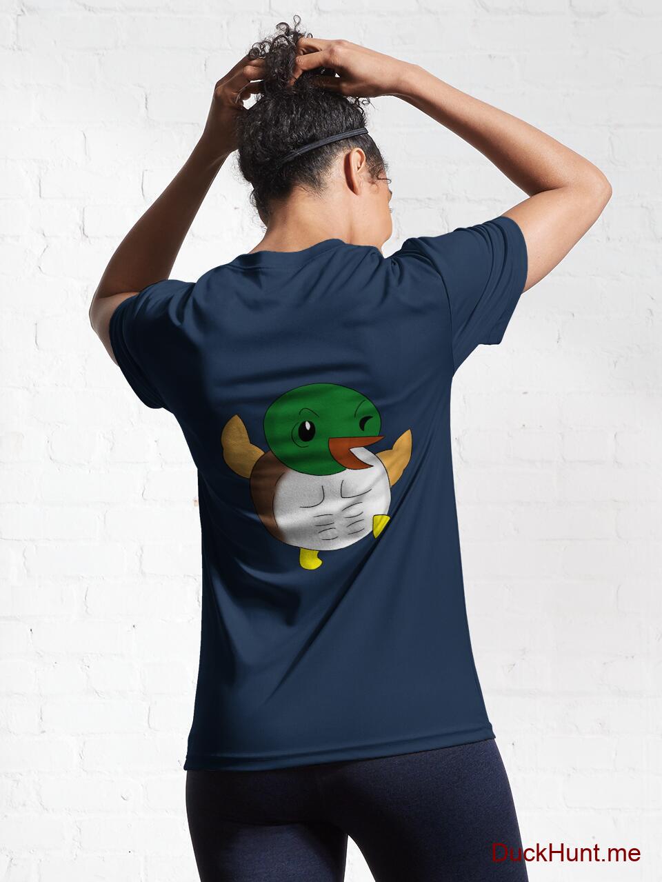 Super duck Navy Active T-Shirt (Back printed) alternative image 5