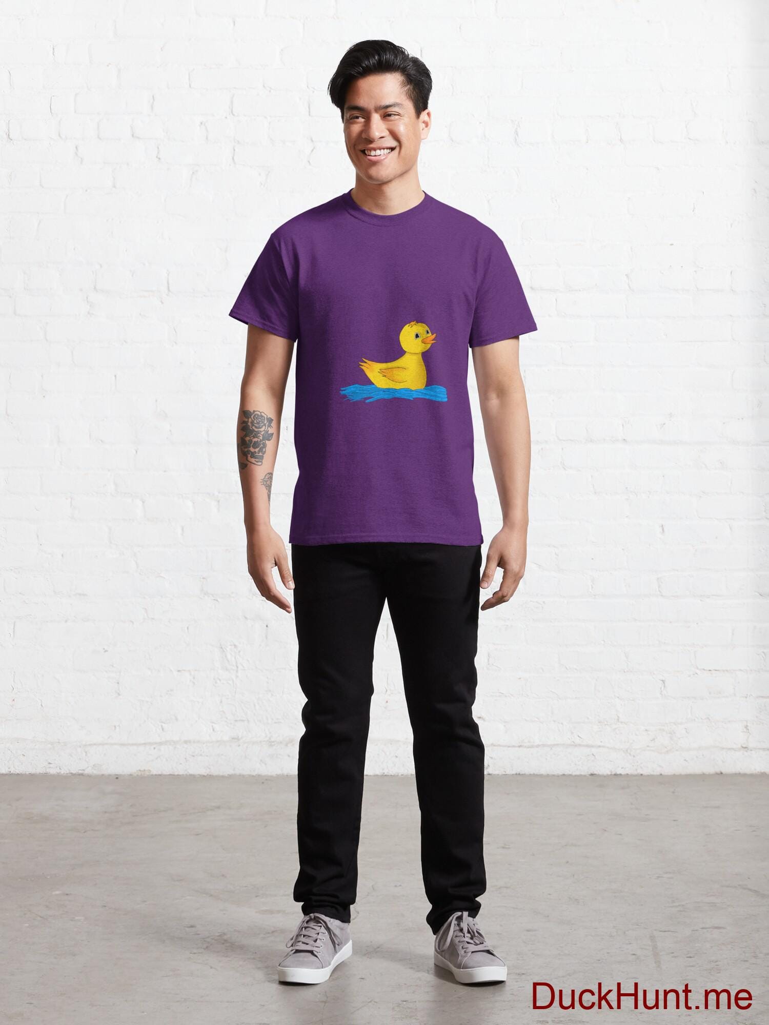 Plastic Duck Purple Classic T-Shirt (Front printed) alternative image 6