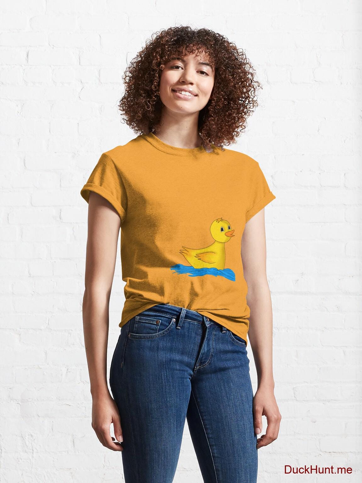 Plastic Duck Gold Classic T-Shirt (Front printed) alternative image 3
